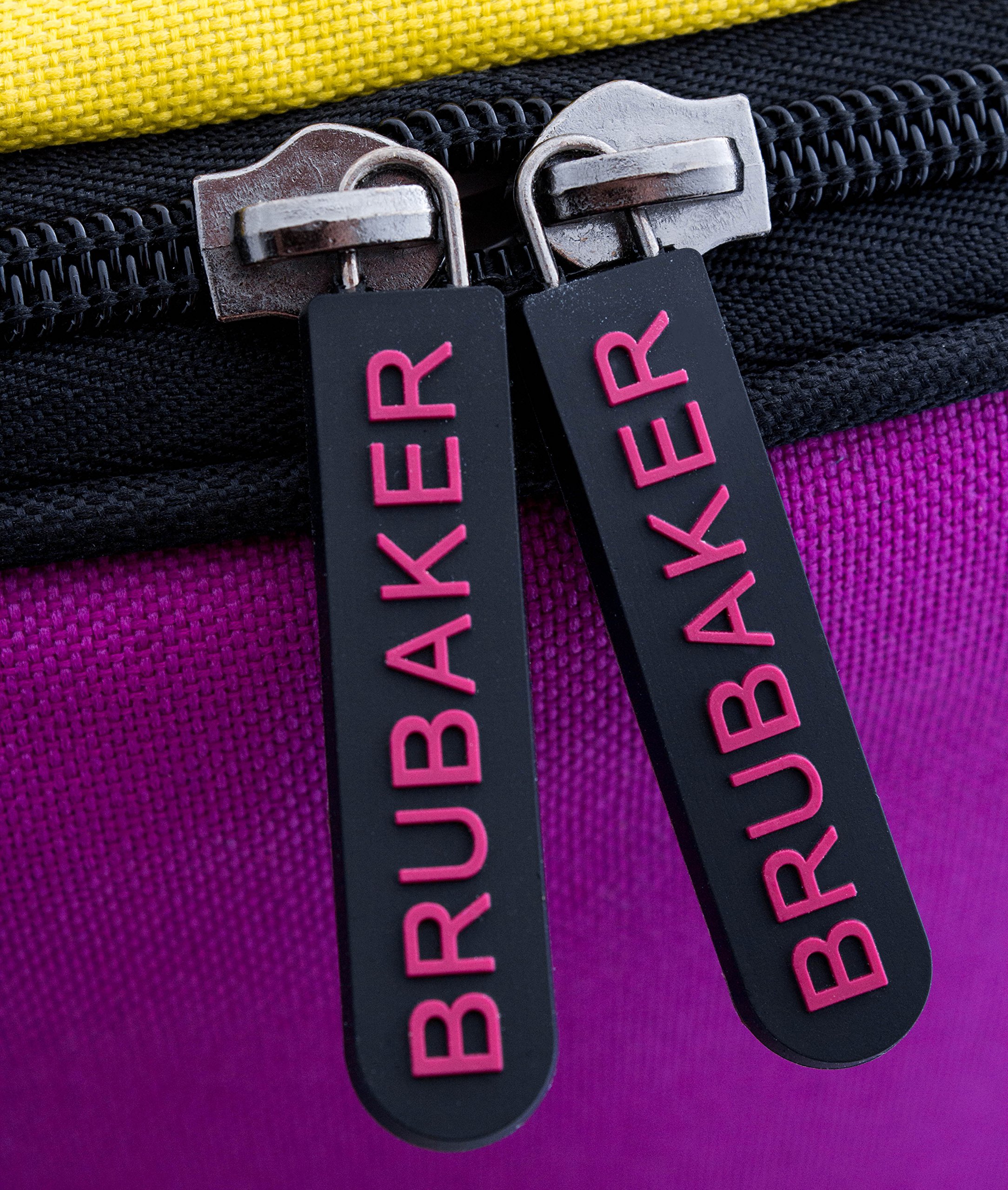 Brubaker 'Super Function 2.0' Borsa per Scarponi da Sci con Scomparto Casco Colore Viola/Giallo