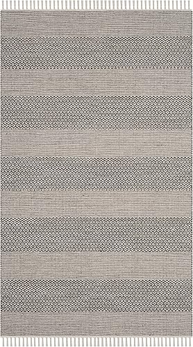 Vista 25 de Safavieh., Algodón, Marfil/Gris Acero