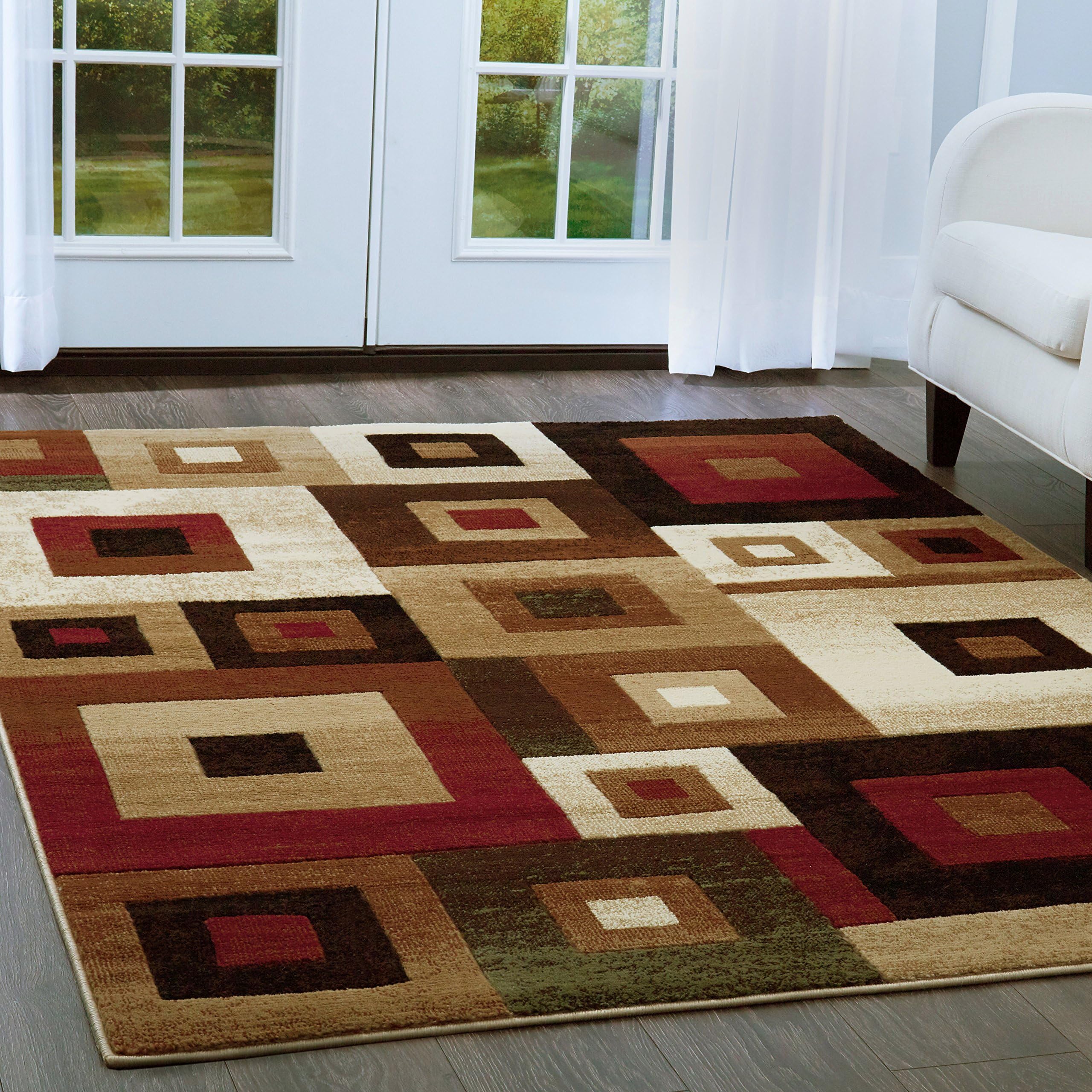 Home Dynamix HD5375-999 Tribeca Home Decor Living Room Round Area Rug, 5'2"