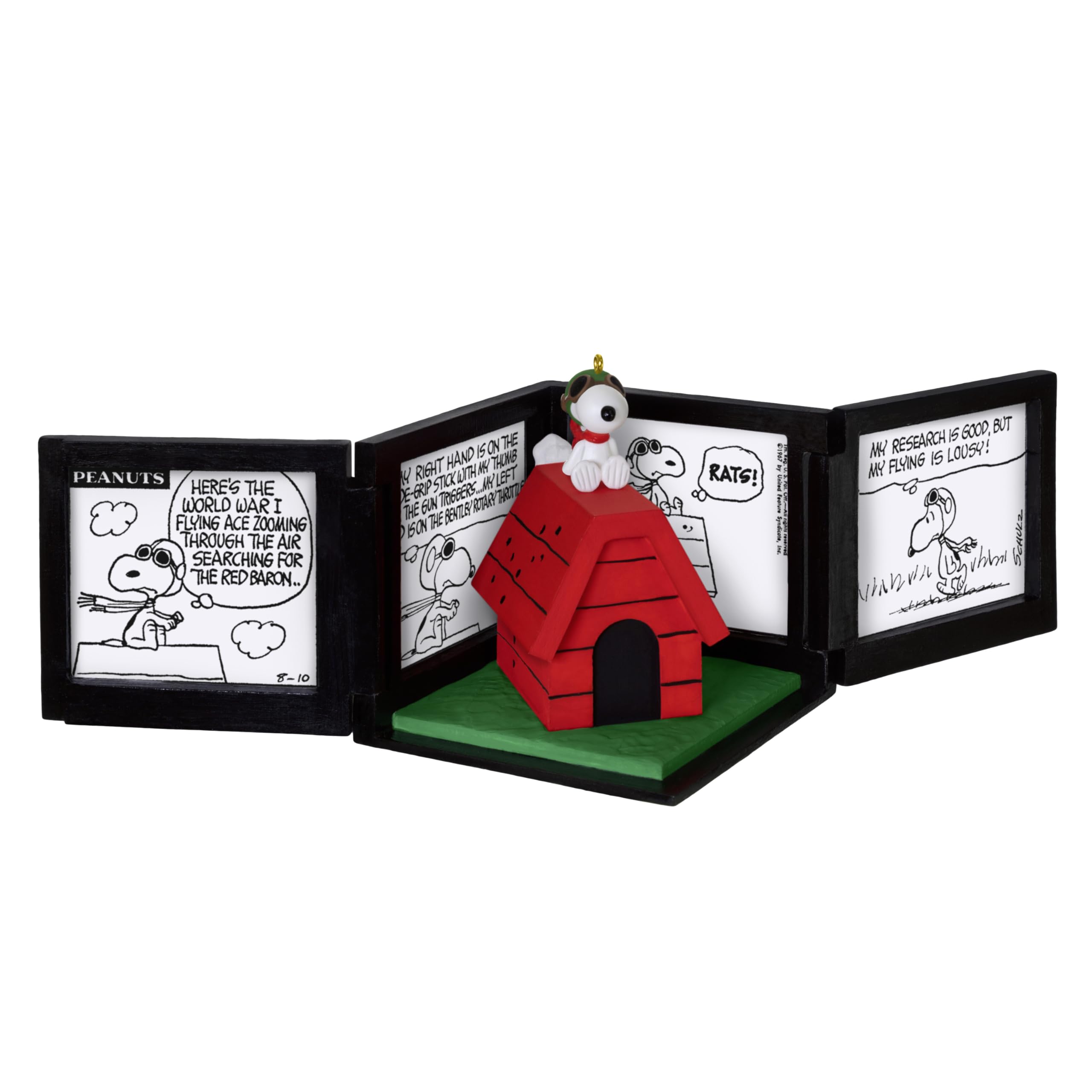 Hallmark Keepsake 2025, Peanuts Snoopy As The Flying Ace Musical Christmas Ornament 2025, Peanuts 75Th Anniversary Snoopy As The Flying Ace Musical, Gifts For Peanuts Fans