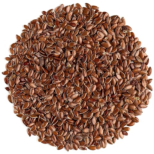 Semillas de lino enteras orgánicas - Semilla de lino de grado culinario - Semillas de linaza - Semillas de linaza entera semillas de linaza entera