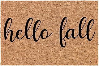 Doormat Natural Coco Coir Door Mat Hello Fall (24