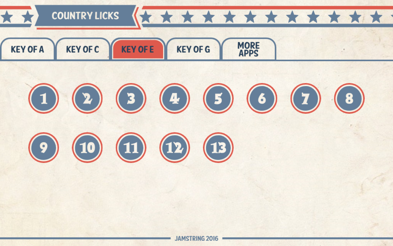Aplicación 65 Country Guitar Licks en Amazon Appstore