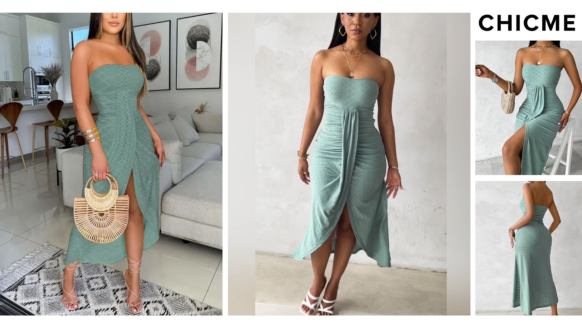 green off shoulder long sleeve dress Beaded Off Shoulder Half Sleeve Satin Mother of Bride Dress