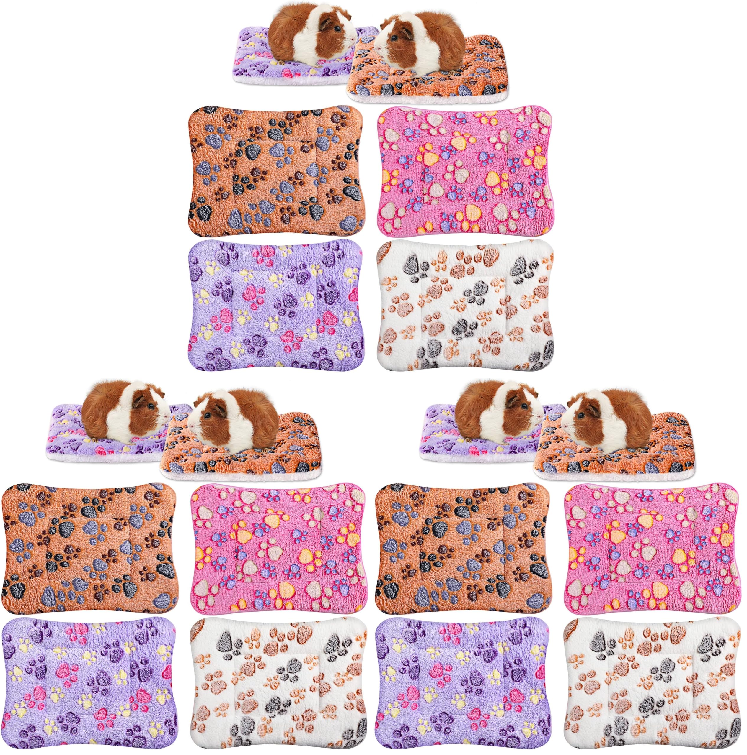 Hestya 12er Pack Ultraweiche Hundebetten Katzenkissen Wendbar, 32 x 25 cm
