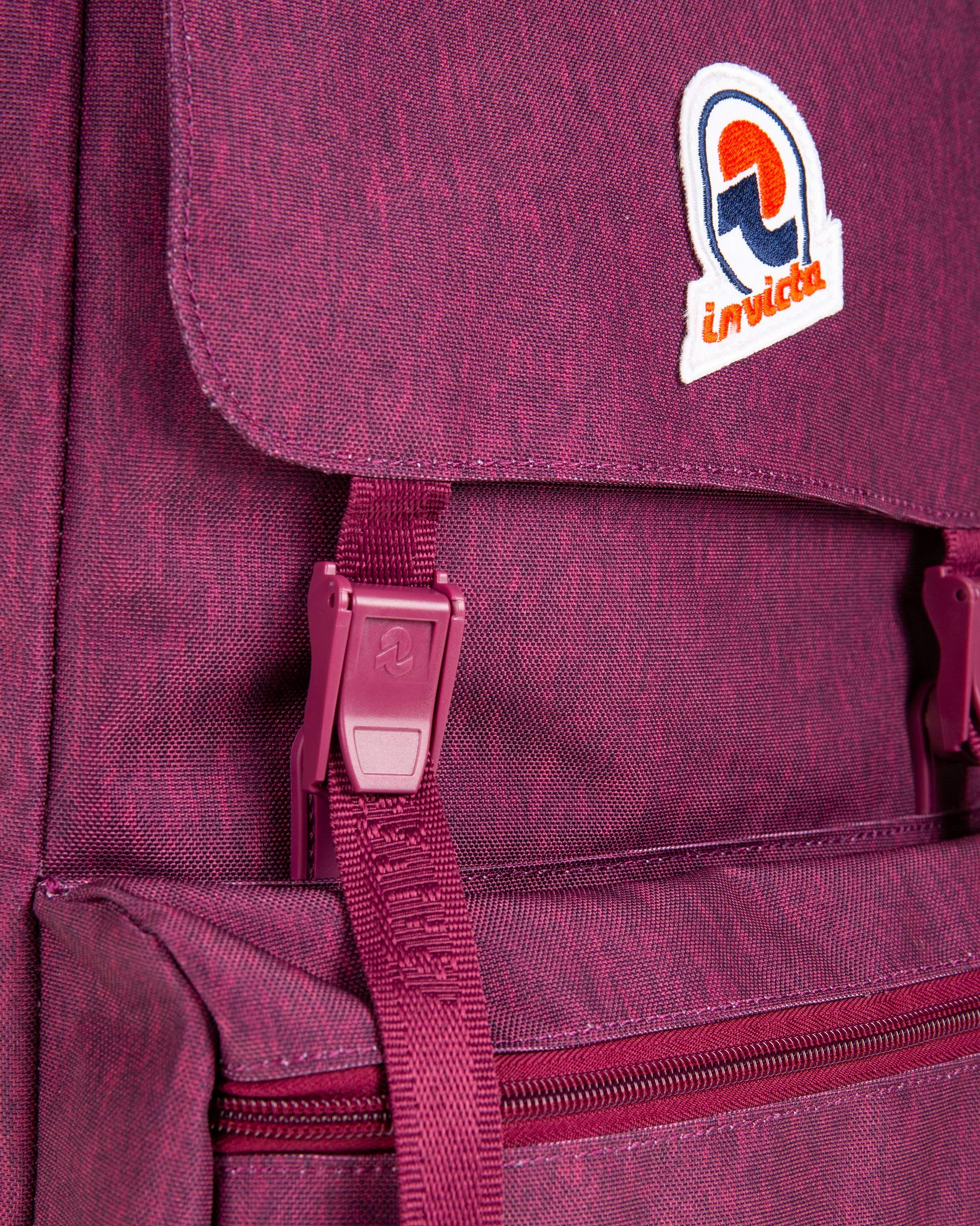 Invicta Zaino Ufficio Jolly Solid Small, Icon, Mono Scomparto con Tasca Porta PC Portatile, per Donna, Ufficio e Tempo Libero, 100% Tessuto Riciclato