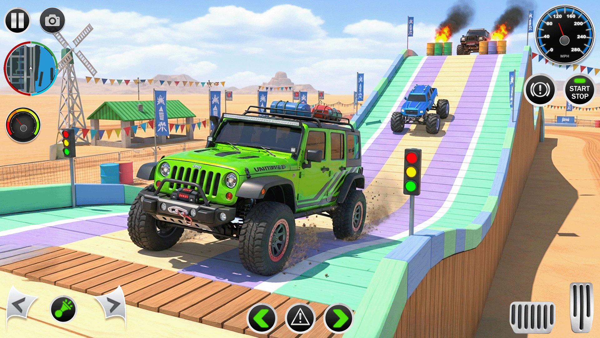 Offroad Outlaws Jeep Driving Hill : Off-road Car Track Racing Games ...