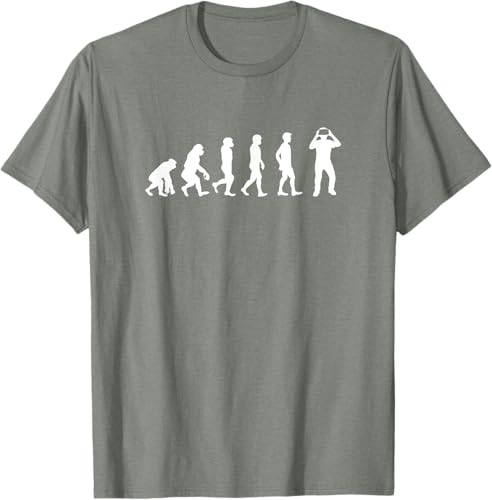 Miniatura 5 de Funny Human Evolution to Virtual Reality Camiseta, Negro, S
