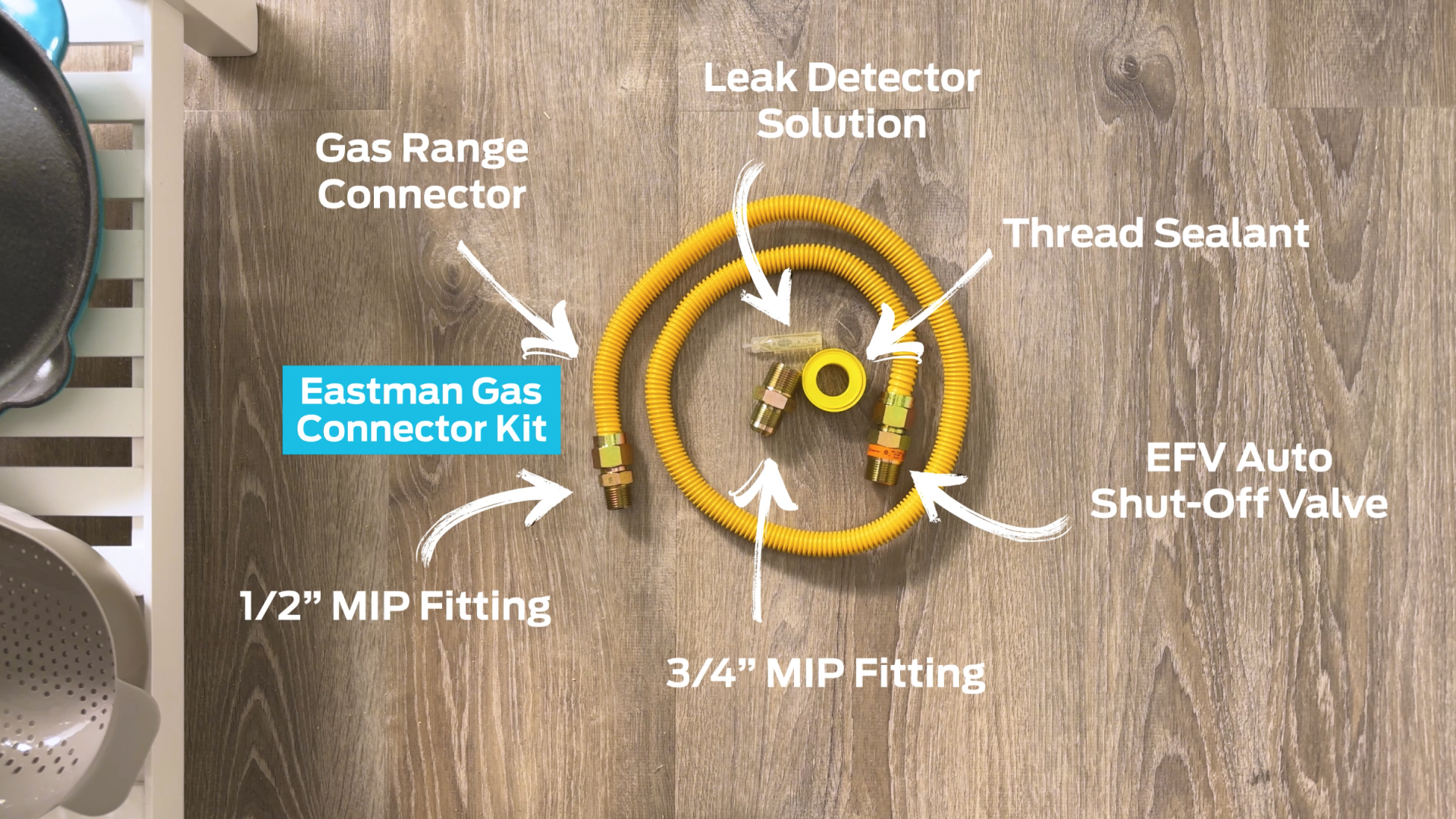 Amazon.com: Eastman 60 Inch x 1/2 Inch OD Flexible Gas Line