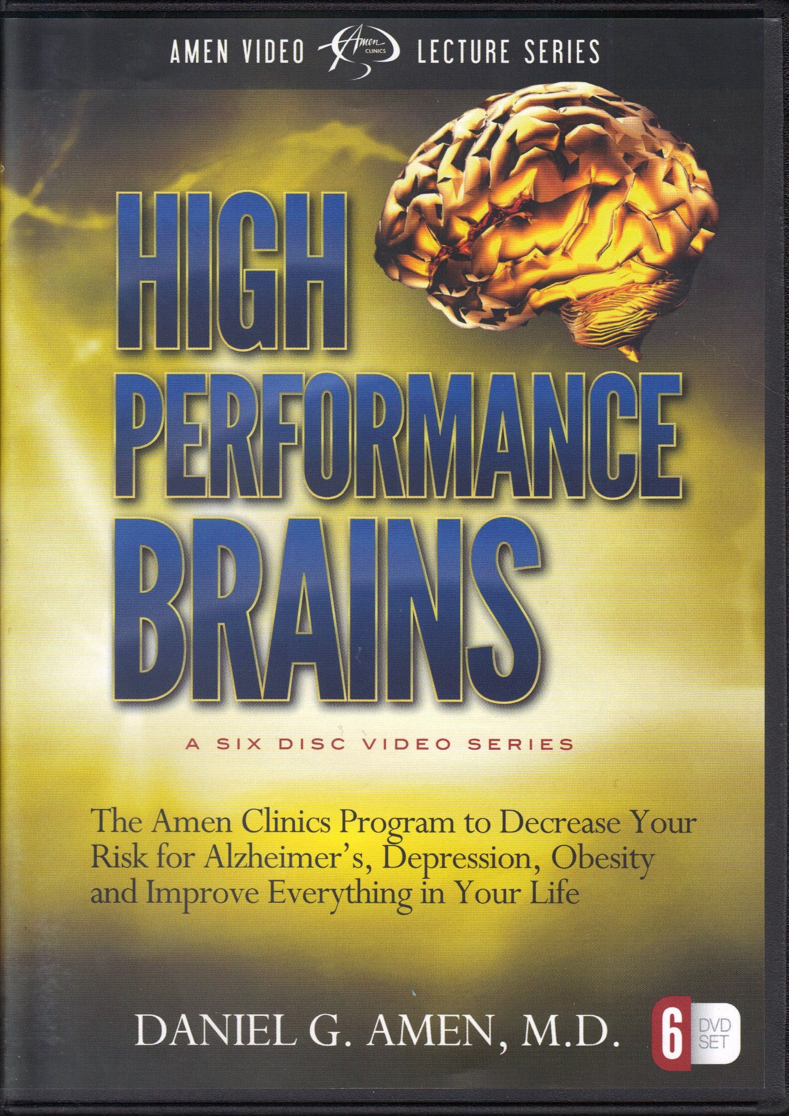 High Performance Brains (Six Disc Video Series) [Audio CD] Amen, Daniel G.