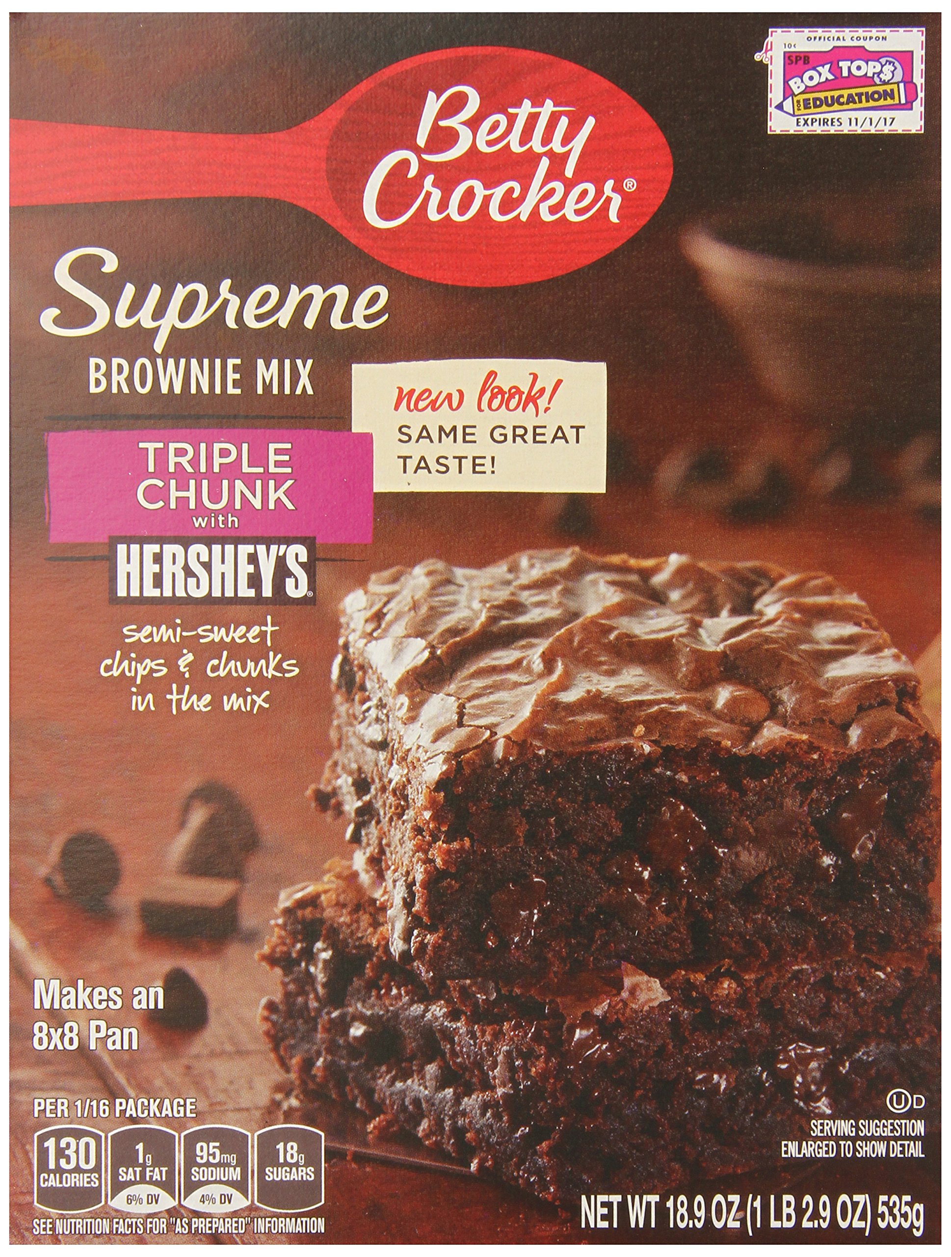 Buy Betty Crocker Premium Brownie Mix, Triple Chunk, 18.9Ounce (Pack