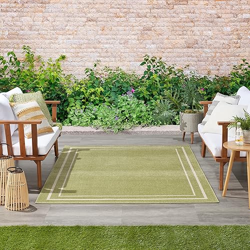 Vista 286 de Nourison Home Essentials - Alfombra contemporánea de 5 x 7 pies, color marfil/negro