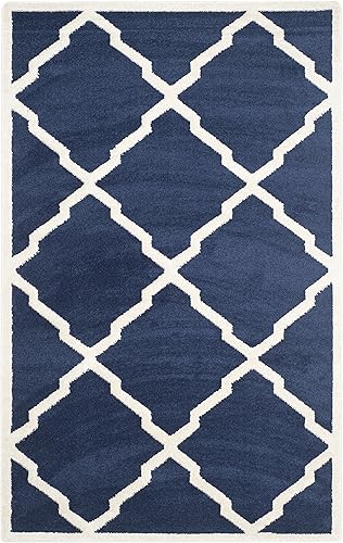Vista 52 de Safavieh Amherst Collection amt421b Gris Claro y Beige Interior/exterior Area Rug, Polipropileno