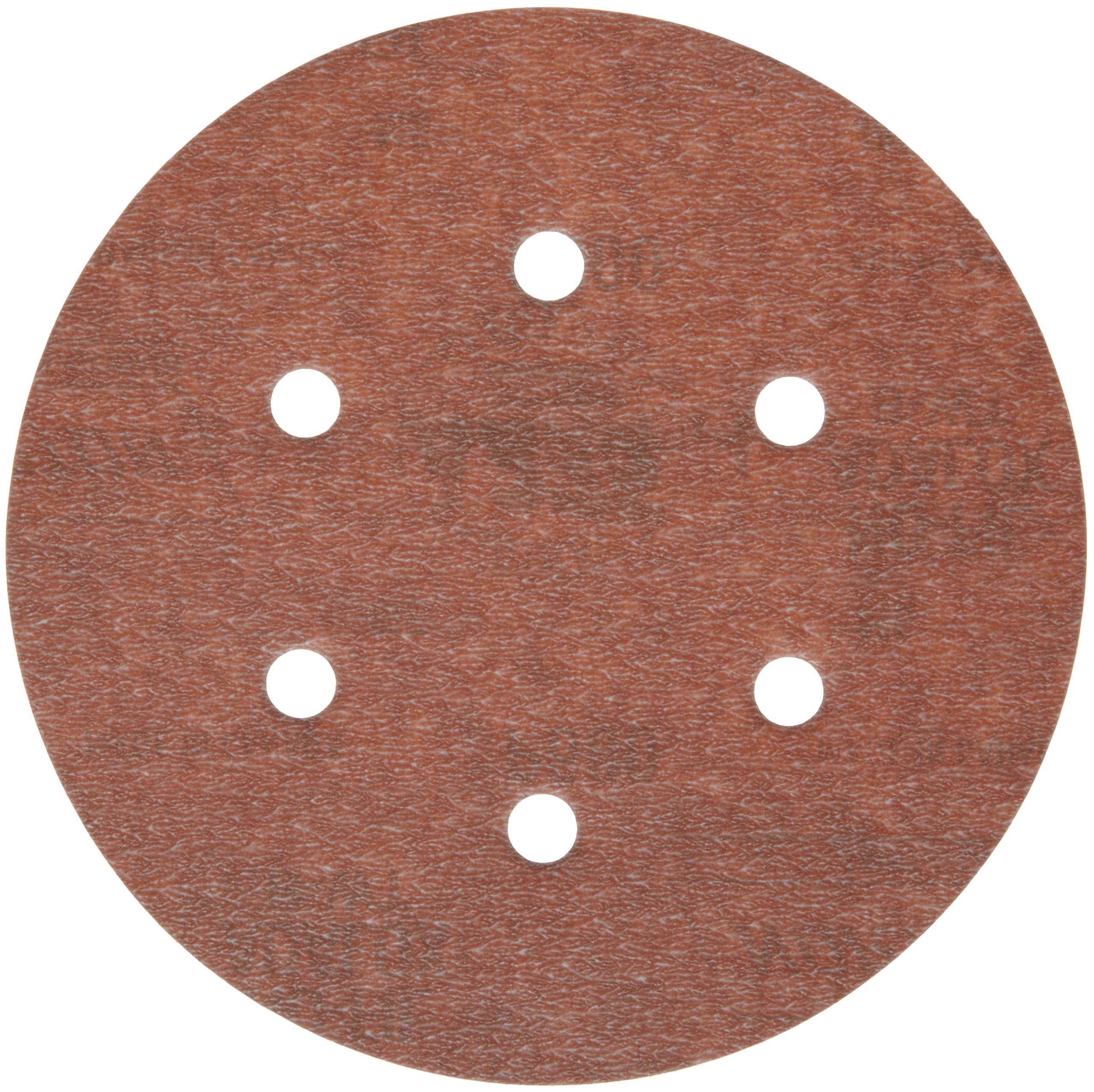 Norton A275 No-Fil Adalox NorGrip Abrasive Disc, 6 Vaccum Holes, Light Weight Paper Backing, Pressure Sensitive Adhesive, Aluminum Oxide, Waterproof, 6