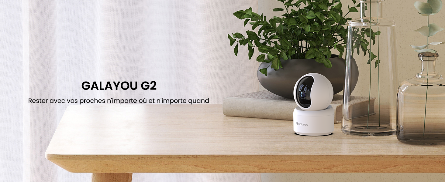 GALAYOU 2k Caméras de Surveillance intérieure Détection Humaine AI