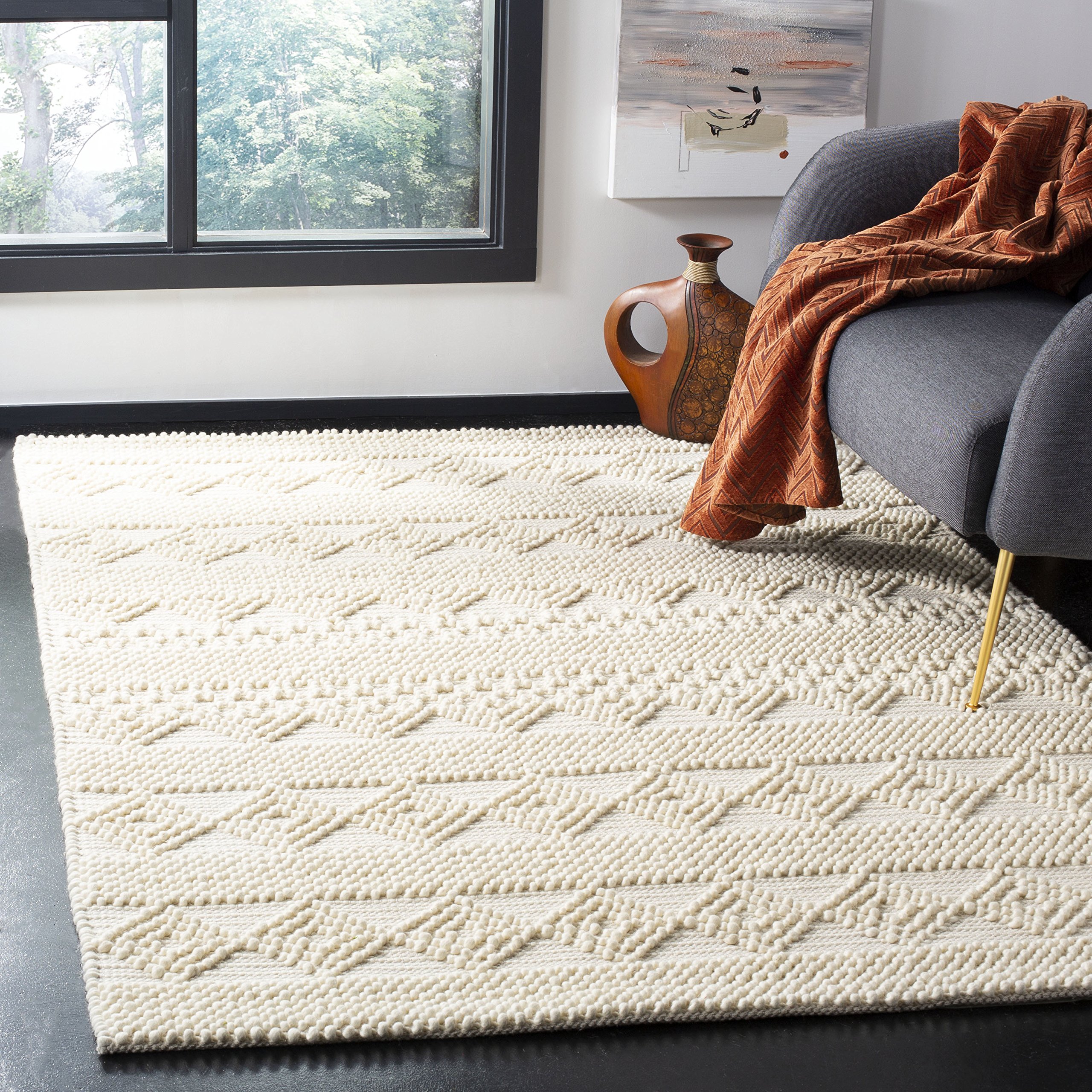 SAFAVIEH Natura 6x9 Ivory Wool