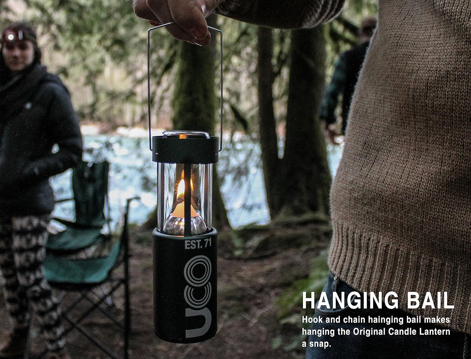 UCO Original Collapsible Candle Lantern, Anodized Green