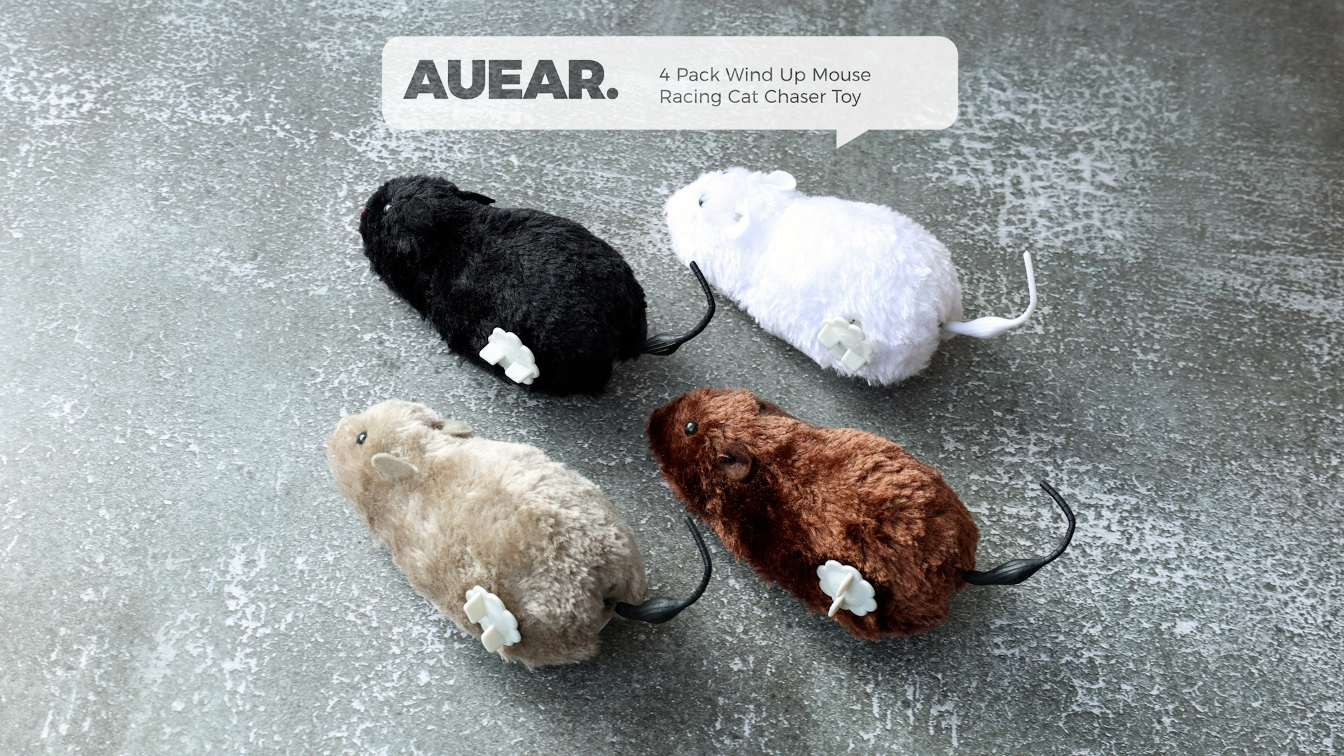 Amazon.com: AUEAR, 4 Pack Wind Up Mouse Racing Mini Jumping Rat