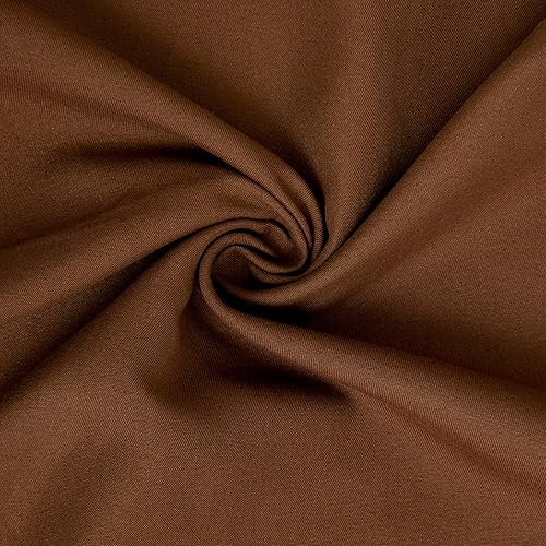 Miniatura 5 de NTBAY Cuna ajustable de microfibra (28 x 52 pulgadas) y fundas de almohada con cremallera (13 x 18 pulgadas), color café