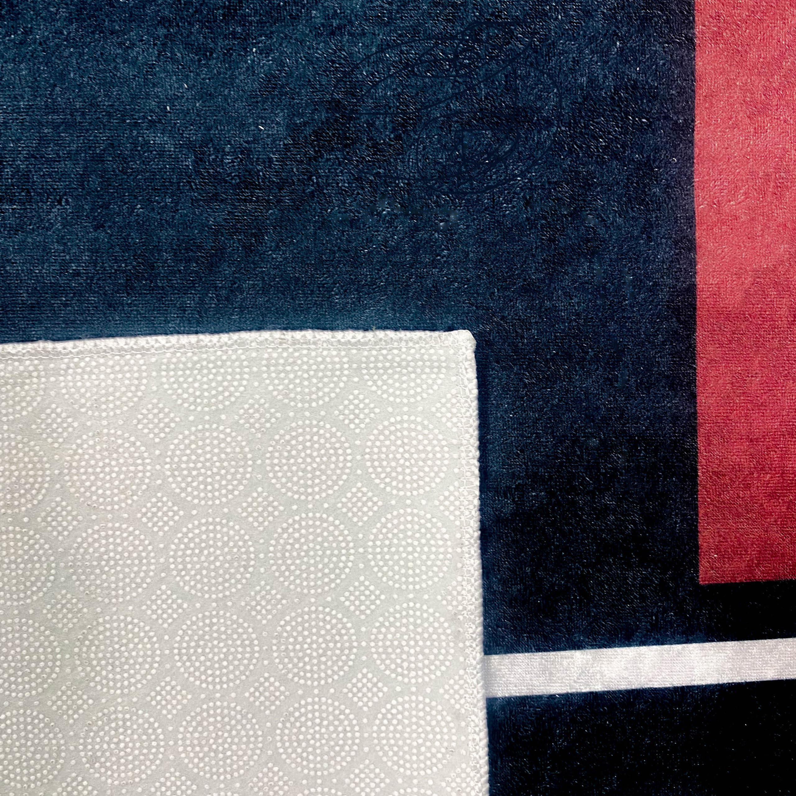 CARPETIA Tapis de fléchettes Noir innovant des Lignes de Lancement Blanches Grises Protection Une précision ultimes 100 x 285 cm