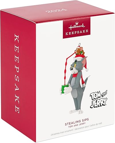 Miniatura 9 de Hallmark Keepsake Adorno de Navidad 2023, Tom y Jerry Qué hay para el almuerzo, Regalos para niños
