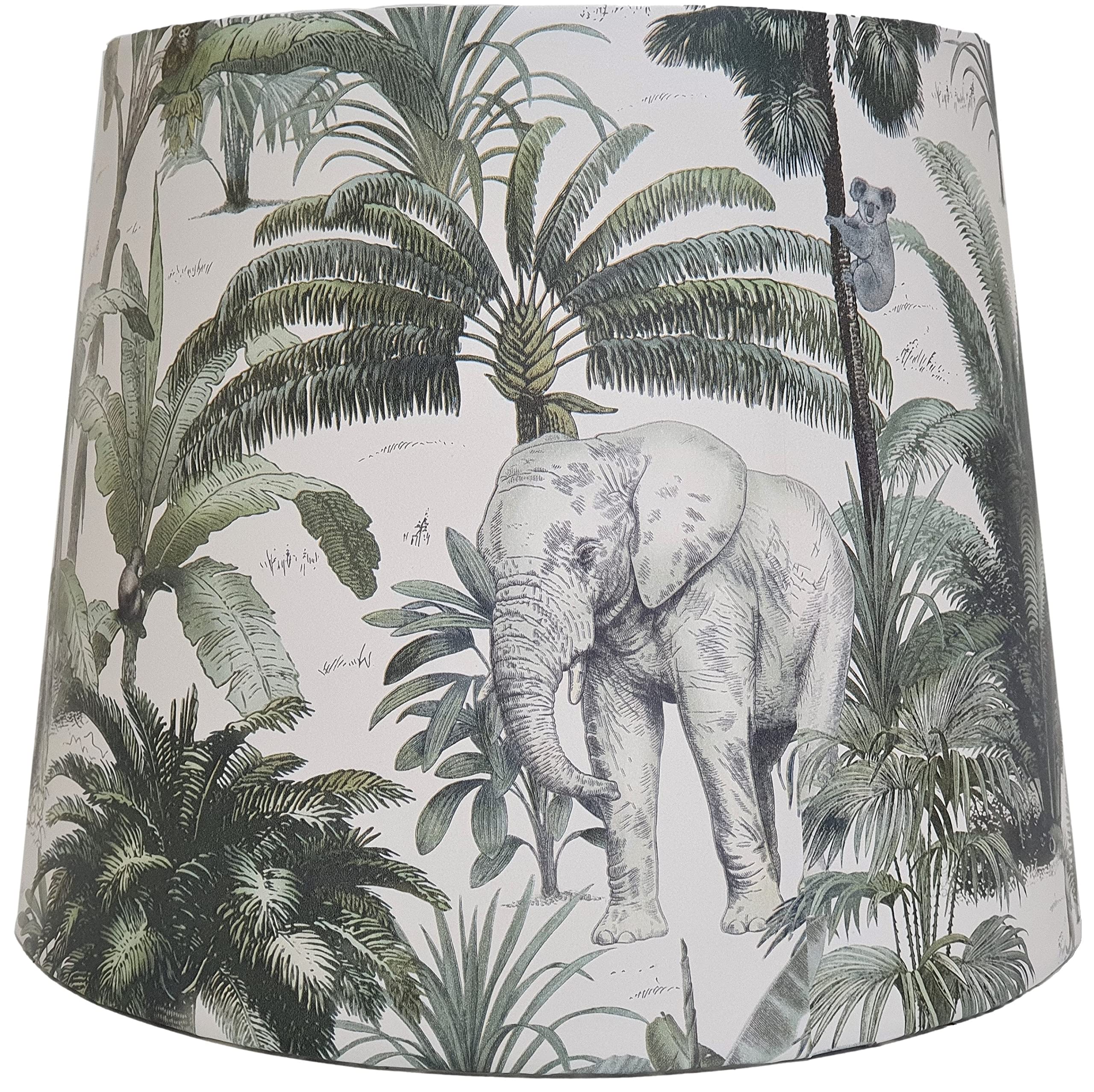 Lampshade Kings Multi Jungle Animals Lampshade Ceiling Light Shade Elephant Safari Giraffe Bedroom Nursery Accessories