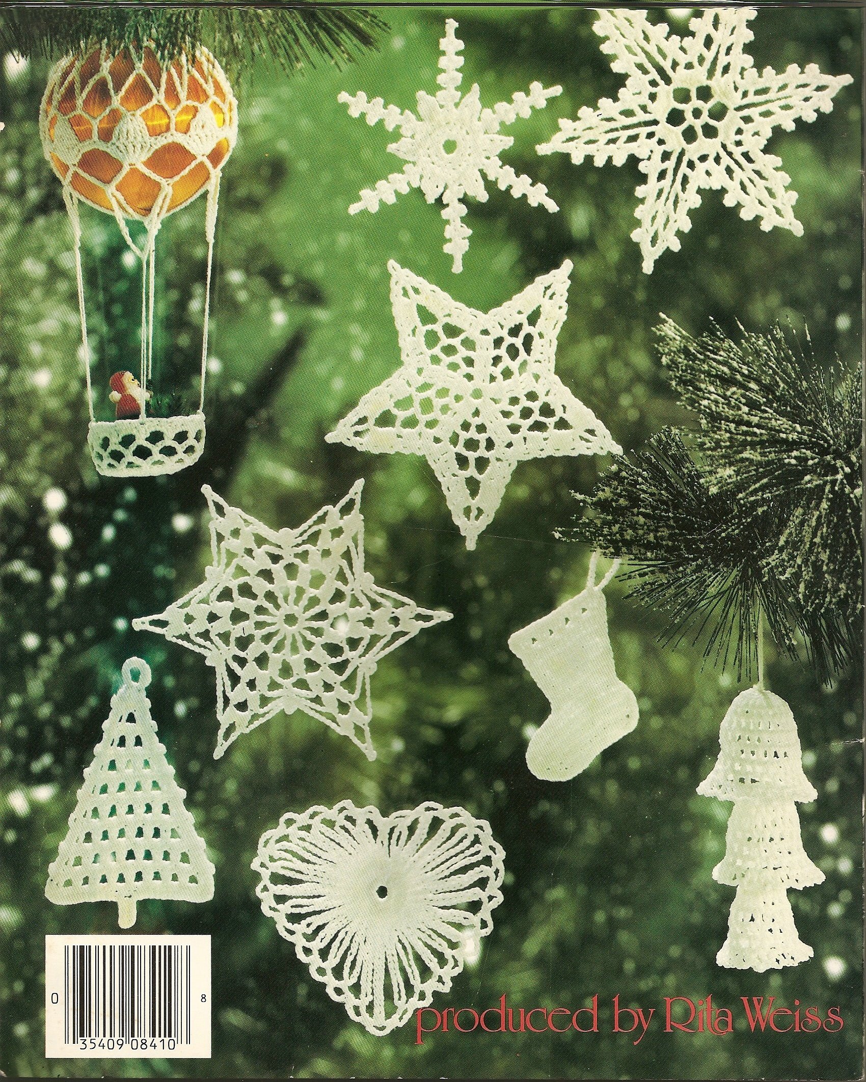 Amazon.com - Christmas Ornaments & Snowflakes in Crochet Thread