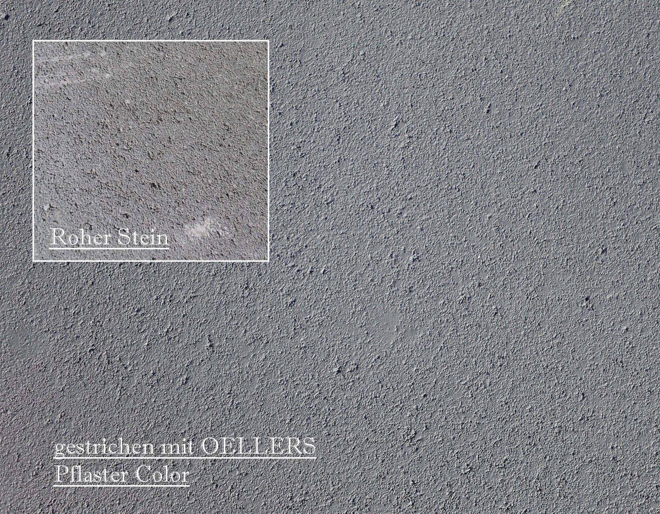 OELLERS Pflaster Color, 2,5 l - Schiefergrau, Lasur für Beton & Pflaster