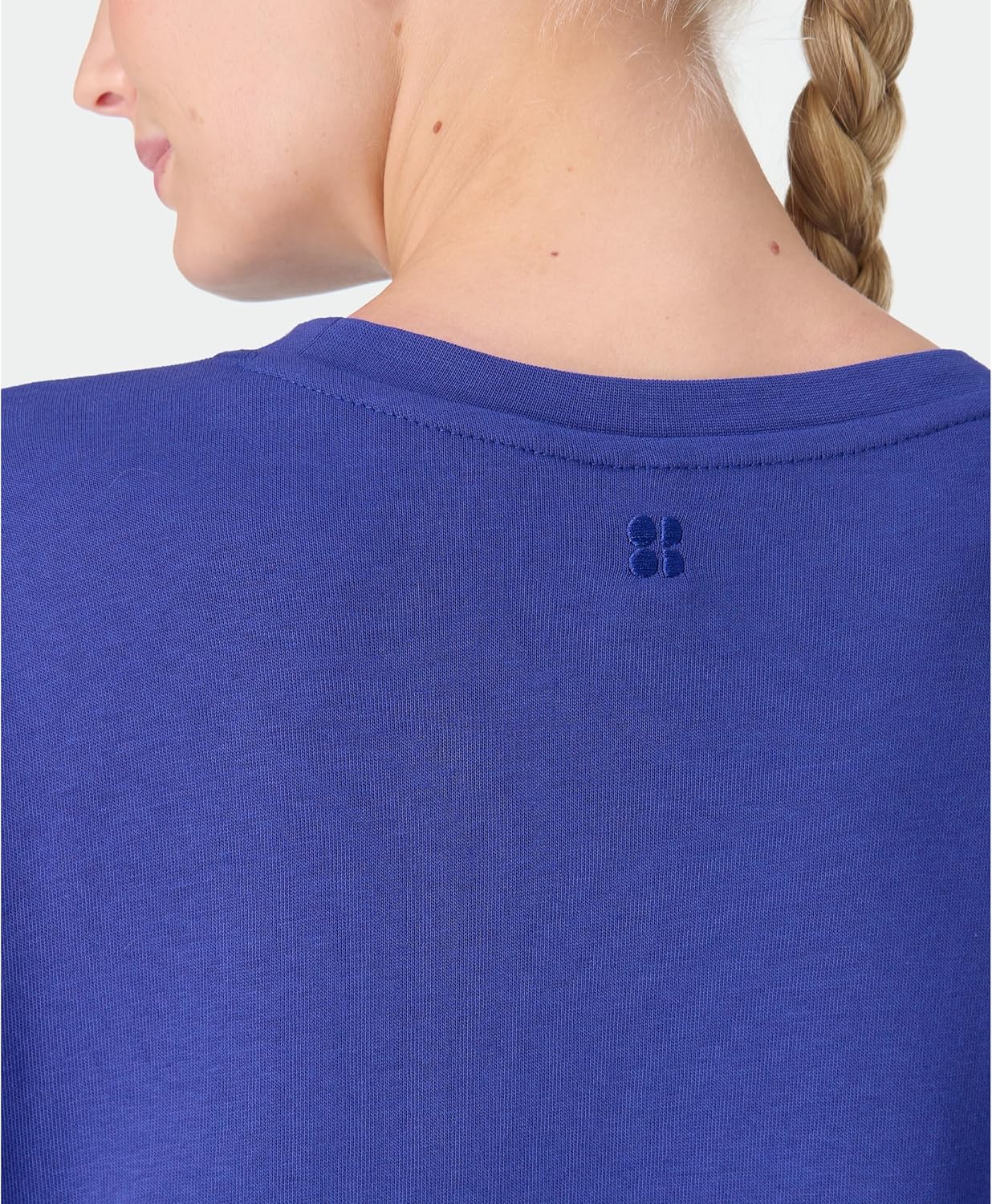 Sweaty Betty Women's After Class Cropped Crewneck Sweatshirt Sweatshirt, Rich Blue, X-Large - Image 6