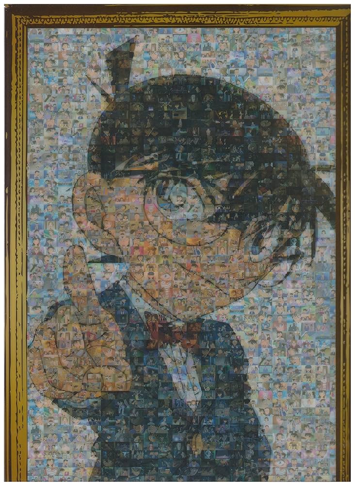 名探偵コナン　モザイクアート　完成品　額縁入り 名探偵コナン モザイクアートパズル 完成品 - メルカリ