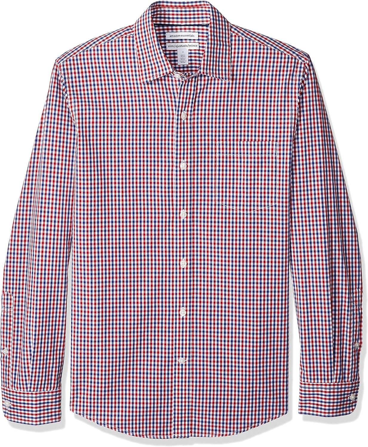 Gingham Azul Rojo