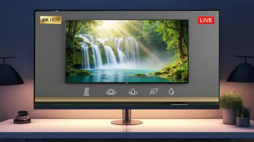 Waterfall 4K – Soothing Nature Ambience Fire TV Screensaver – vue 7