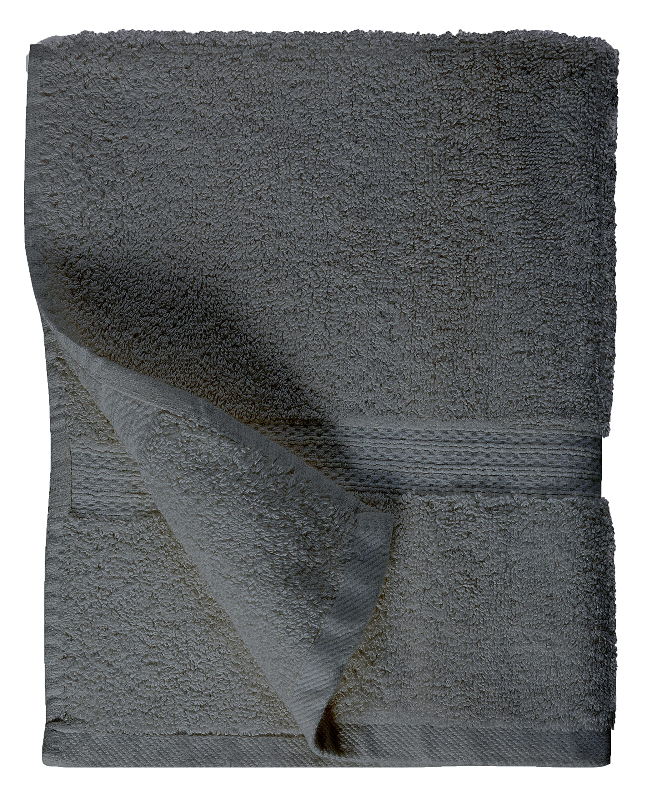 Briarwood Home Bath - 8 Piece Towels Set, Extra Absorbent - 100% Cotton - Quick Dry 2Pc Bath 2Pc Hand 4Pc Washcloth Set, Hotel & Spa Quality | Superior Absorbency 600 GSM - Angelo Charcoal