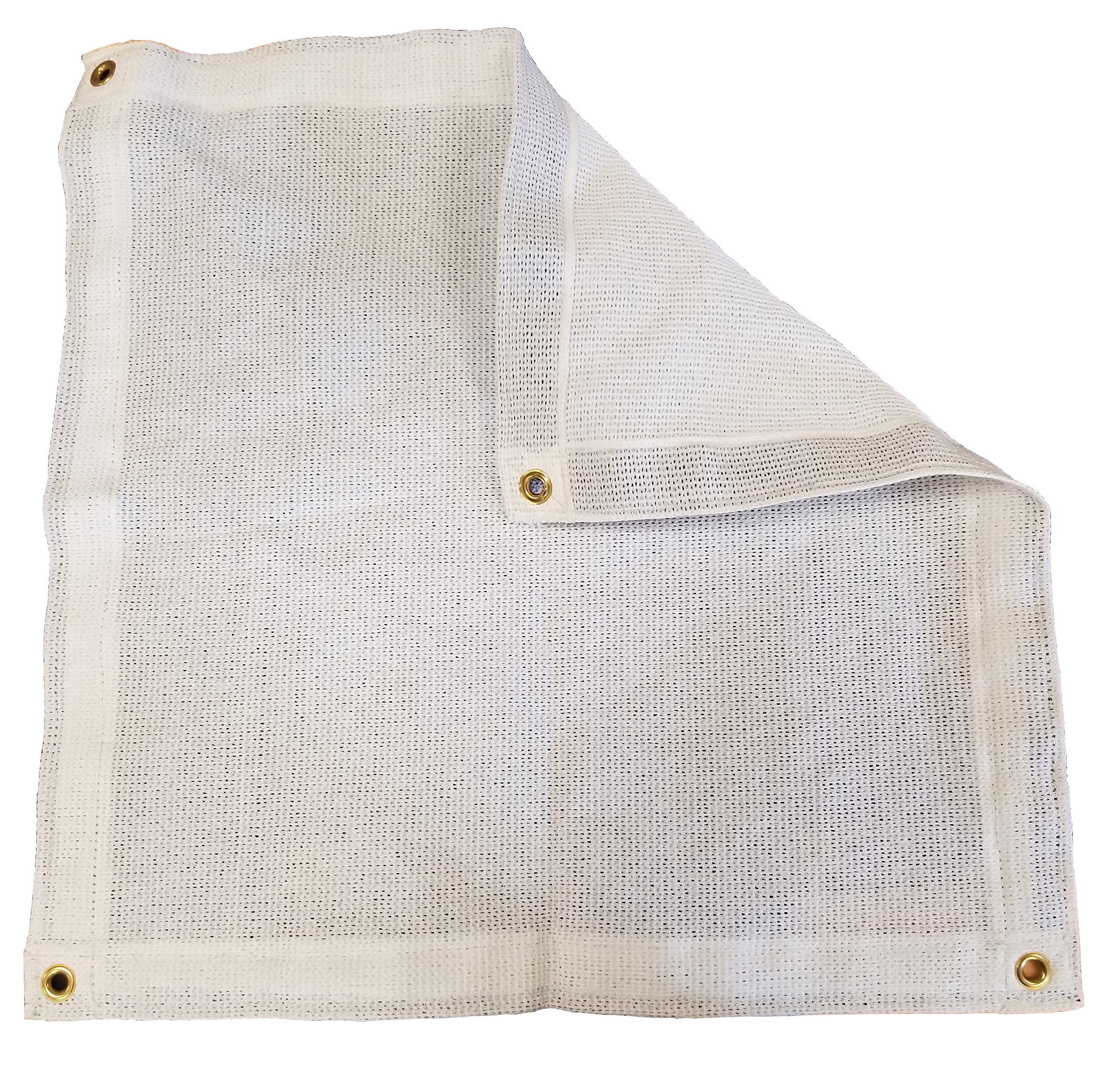 6 Ft. x 20 Ft. White Privacy Shade Mesh Tarp