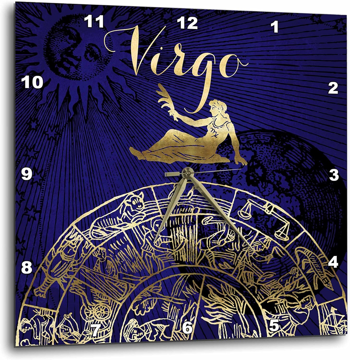 3dRose DPP_269271_1 Wall Clock, 10 x 10