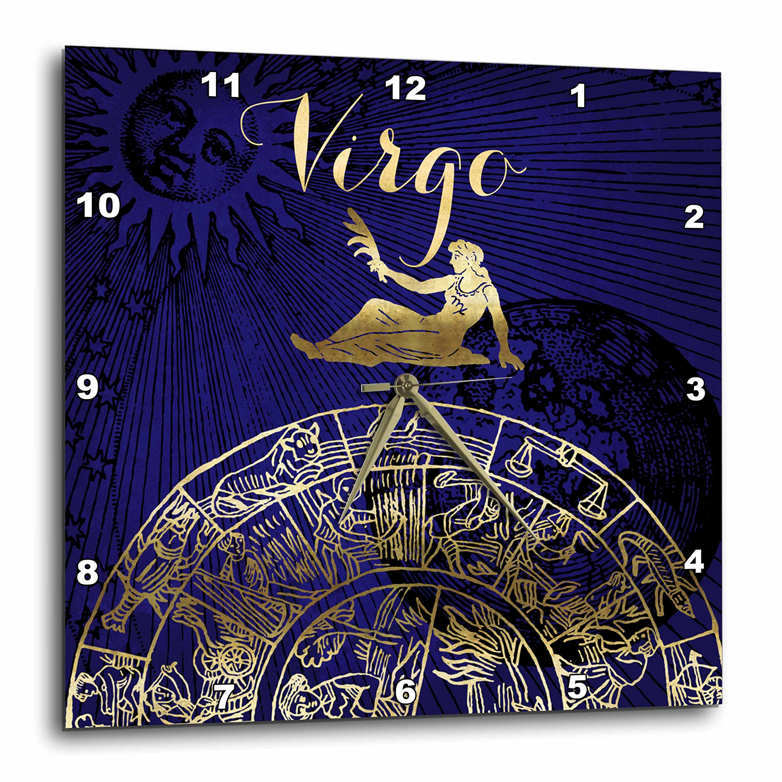 Horloge zodiaque Vierge 3dRose le cadeau d'anniversaire astrologie ideal