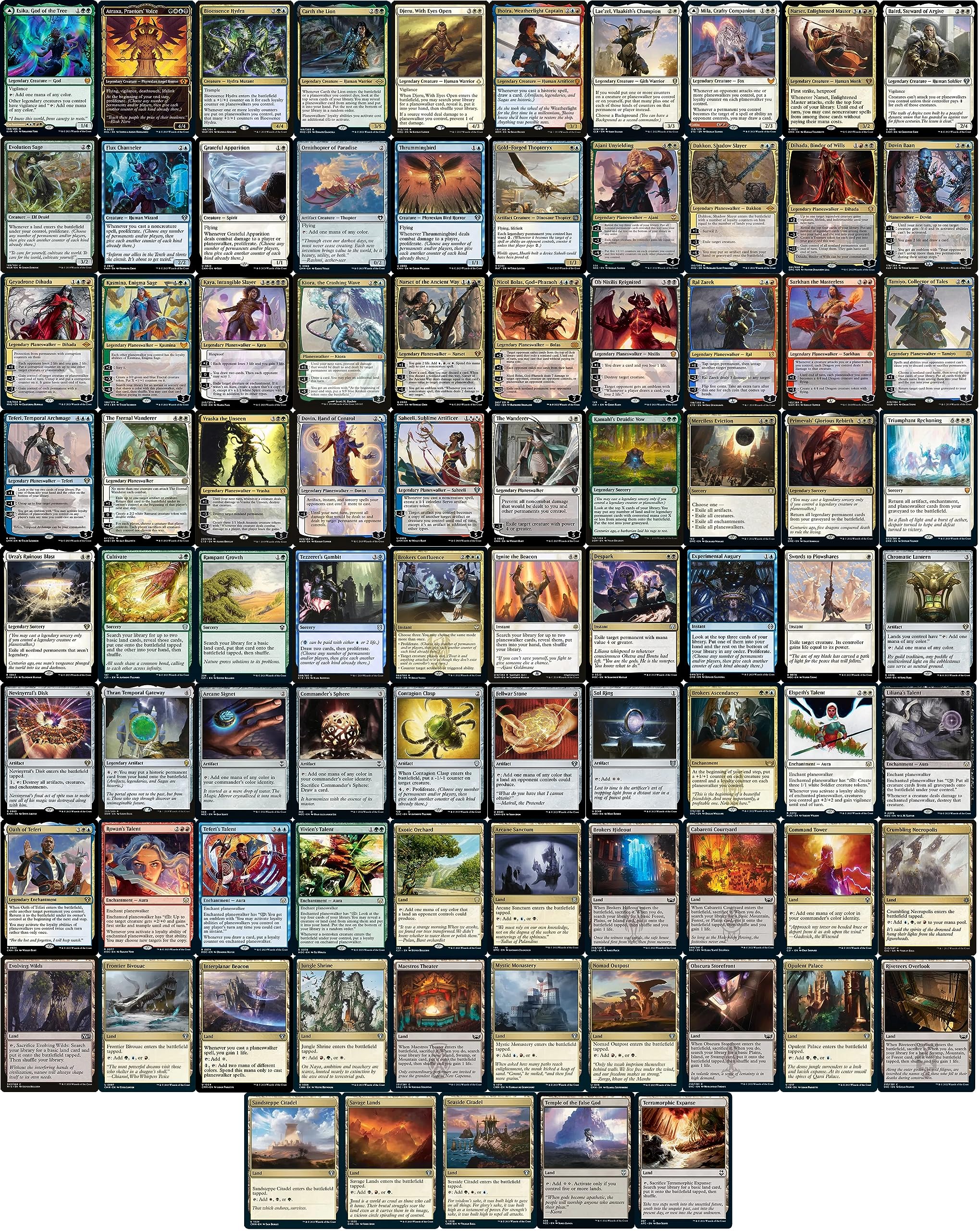 mtg god deck commander MTG Commander Deck EDH Deck The Scarab God 100 Magic Cards Custom Deck  Zombies Zombie Deck main image 0