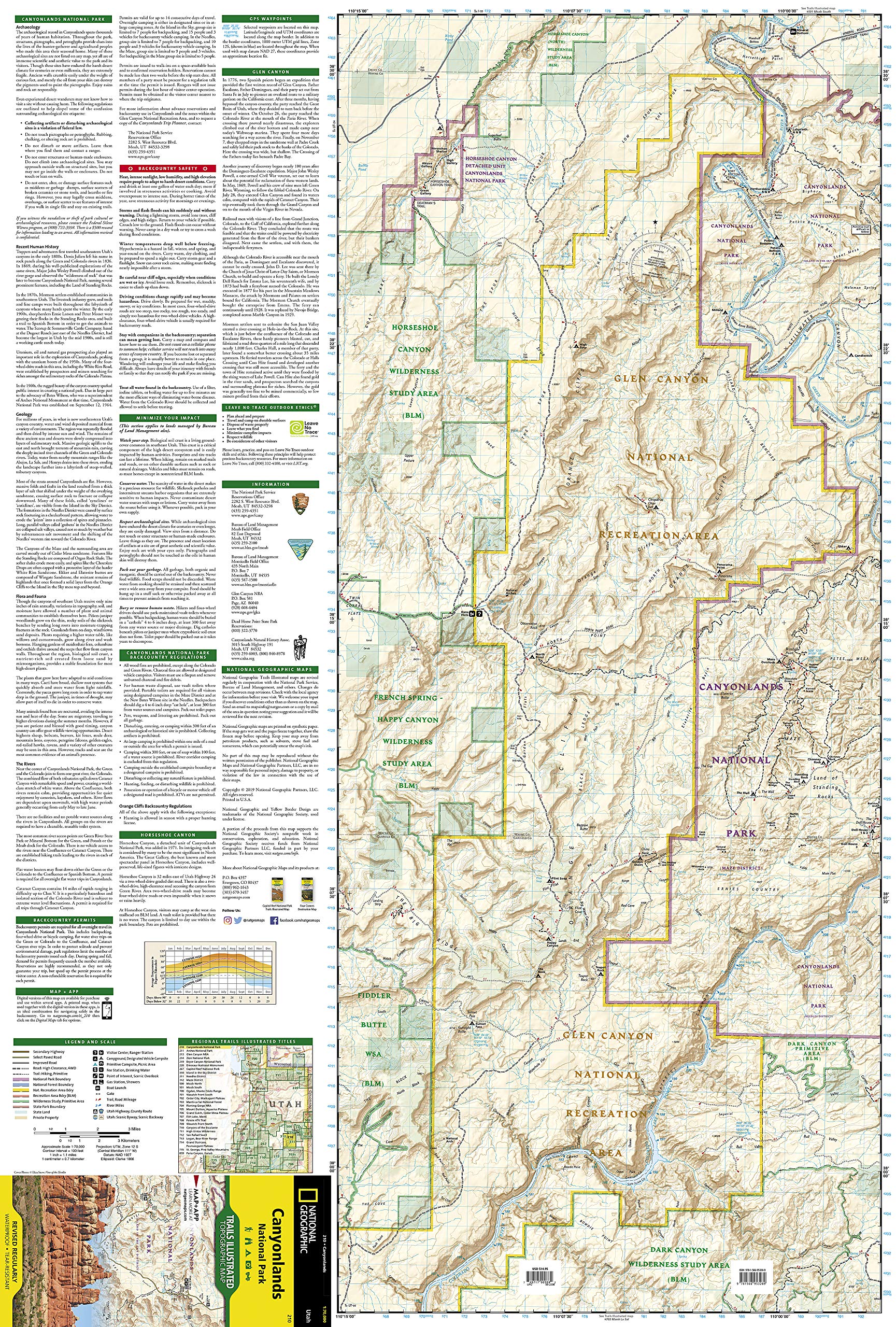 Utah National Parks (Map Pack): Trails Illustrated Maps (National Geographic Trails Illustrated Topographic Map)