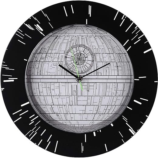 Seven Times Six Star Wars Death Star Hyper Space Wall Clock