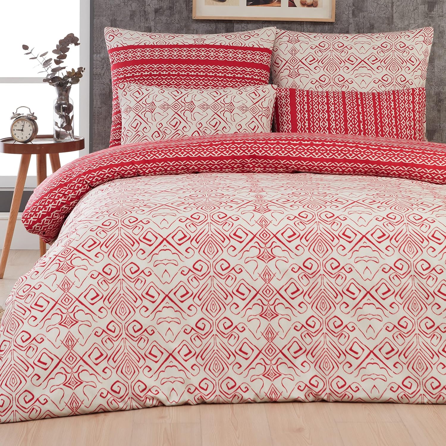 Mixibaby Modern Bed Linen, Duvet Cover, Cotton, 135 x 200 cm, 155 x 220 cm, 200 x 200 cm, 200 x 220 cm, Size: 135 x 200 cm, Bed Linen Design:…