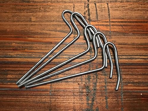 Tezula Plants - Pinzas de rizoma para orquídeas en macetas de arcilla, acero galvanizado de 6.0 in (5)