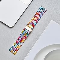 Vista 94 de BINLUN Resin Watch Bands Replacement Watch Straps for Men Women 14 Colors Watchbands Lightweight 12/14/16/18/20/22mm Wrist Bands Fashion