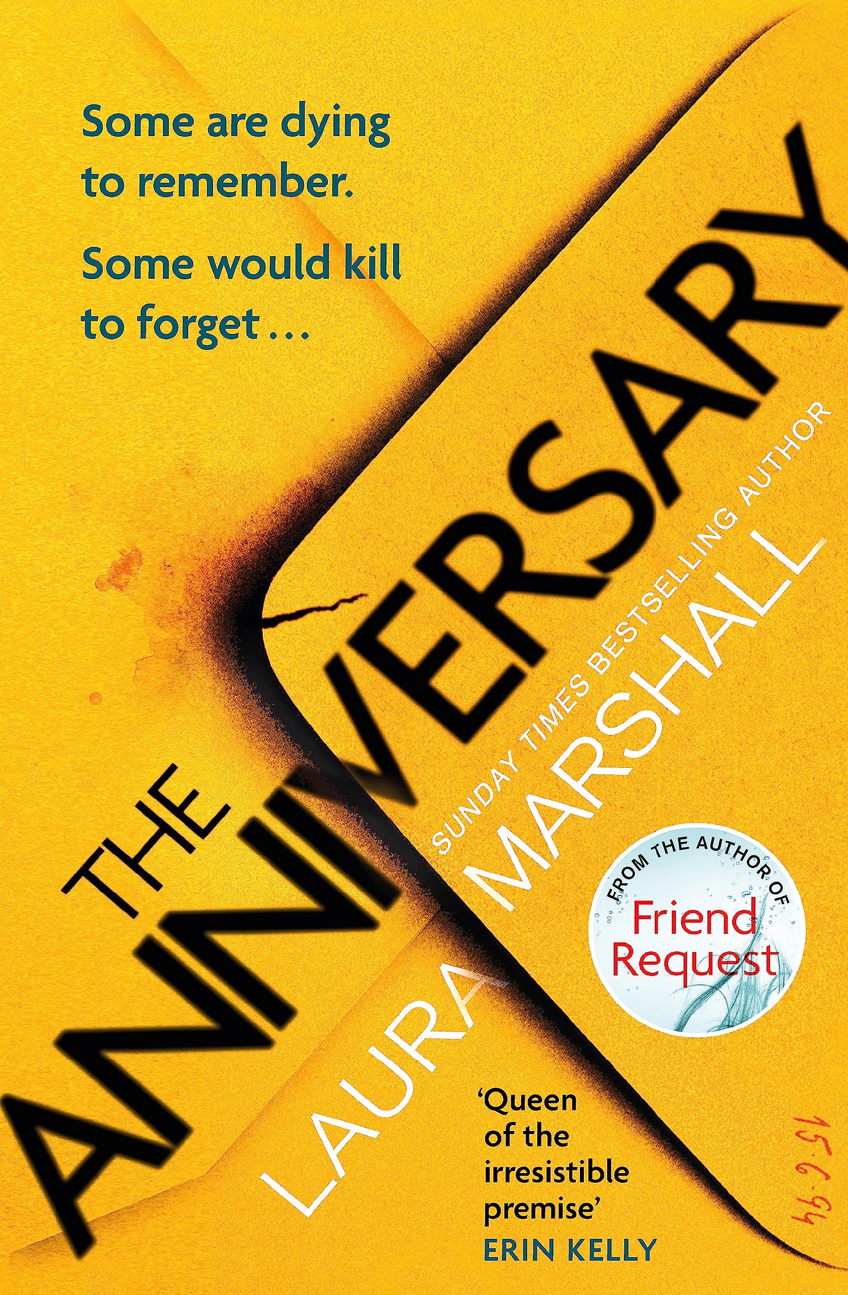 Laura Marshall - The Anniversary - Hardback Book