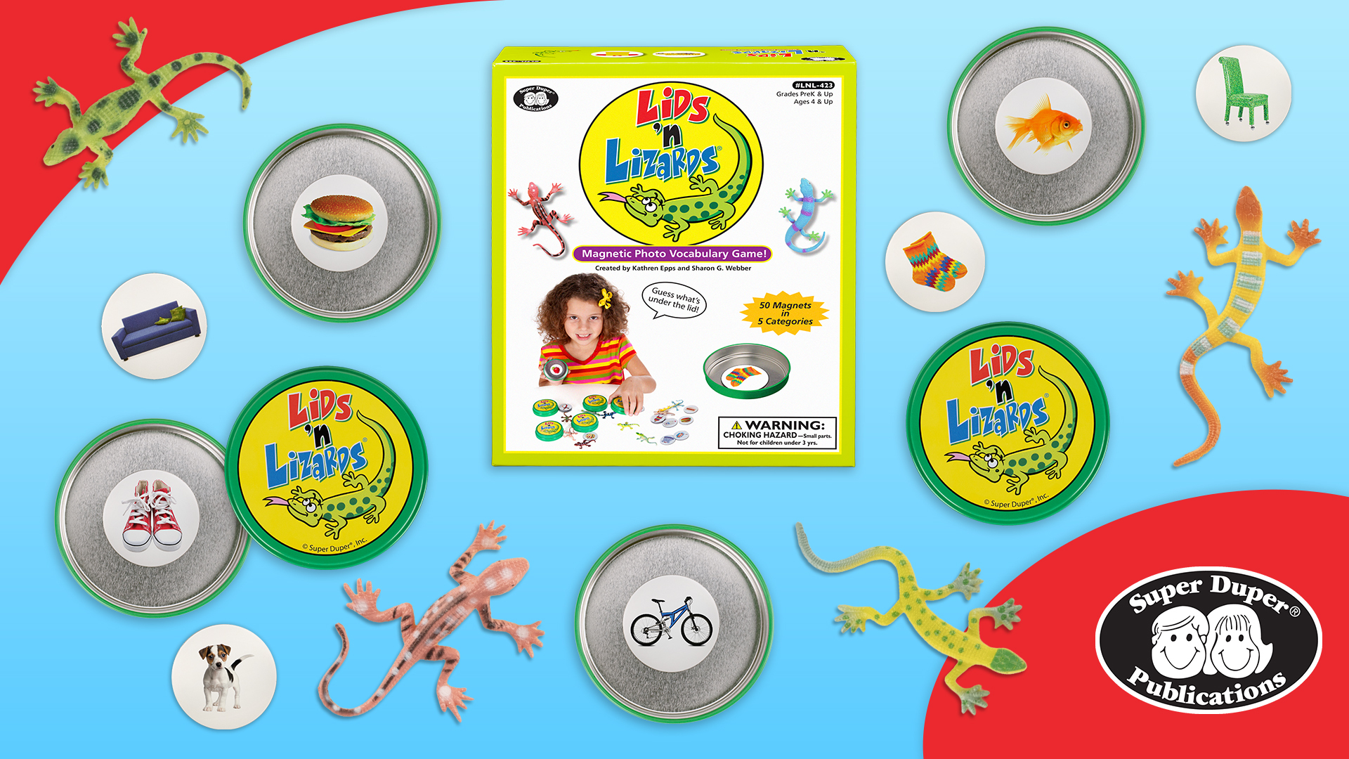 Amazon.com: Super Duper Publications | Lids 'n Lizards® Magnetic