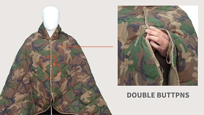 アウトドア寝具 Integral Designs Primaloft Poncho Liner Poncho Liner - Fox Outdoor