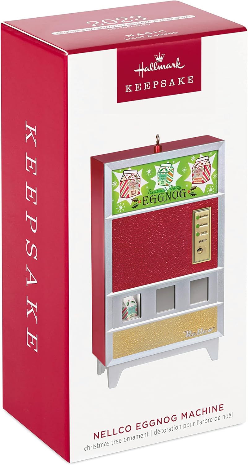 Hallmark Keepsake Christmas Ornament 2023, Nellco Eggnog Machine, Musical Ornament With Light, Gifts for Her - Image 3