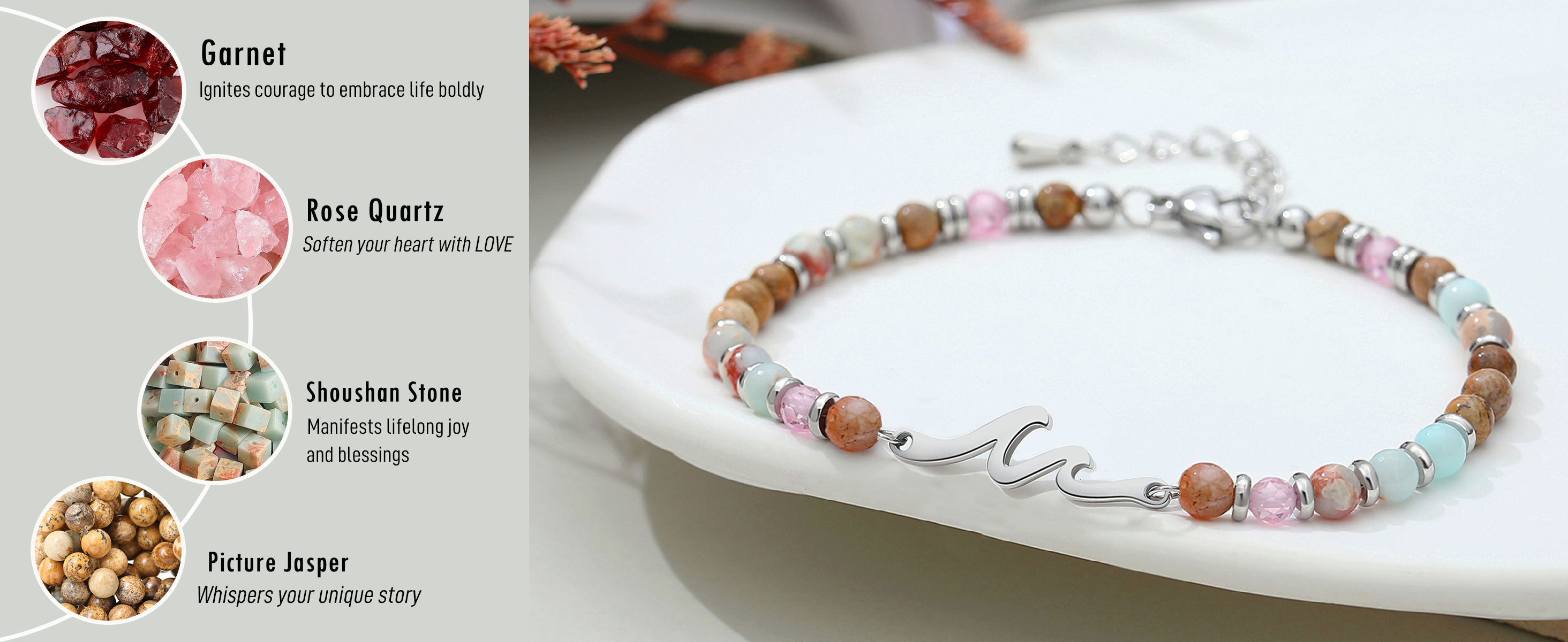 AryaHozel Wave Bracelets for Women, Graduation Gift for Her, Jewelry Gifts for Mom, Daughter, Best Friend, Sister | 13th 21st 30th 40th 50th 60th 70th Birthday Gifts for Women