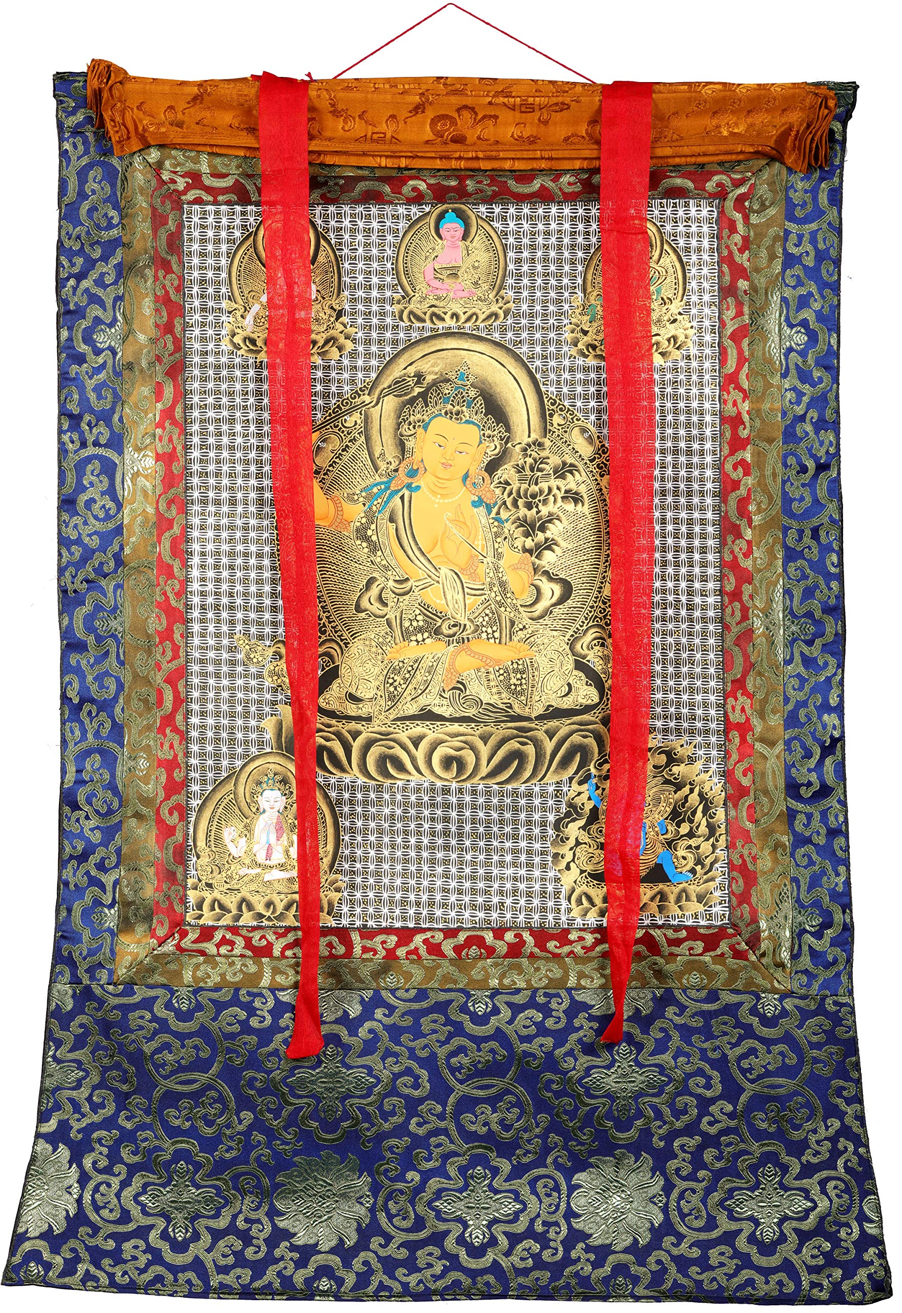 Amazon.co.jp: エキゾチック インディア チベット仏教 菩薩 文殊