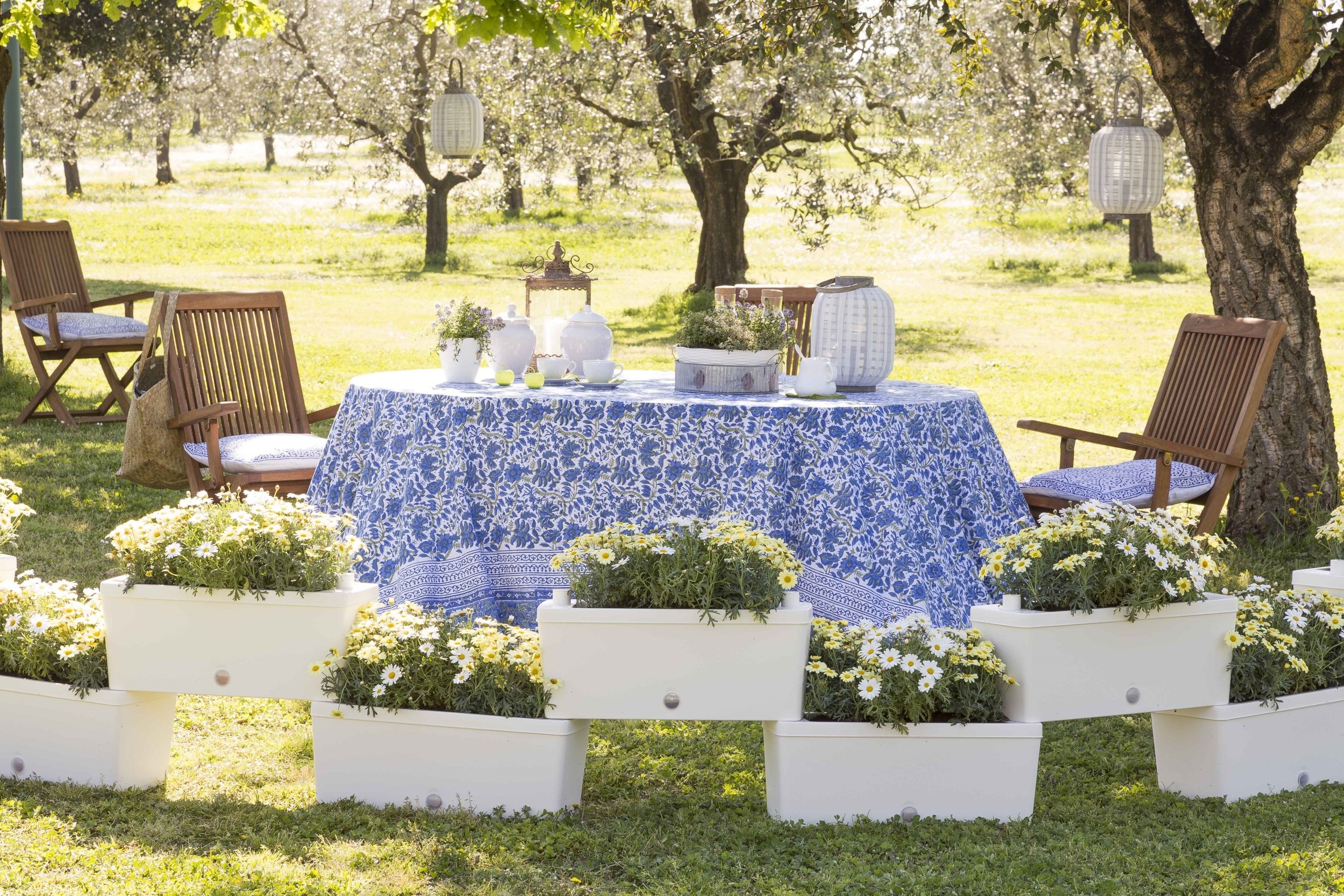 Bama Nässestop S18 Jardinière modulaire en Brique 59 x 23 x 27 cm