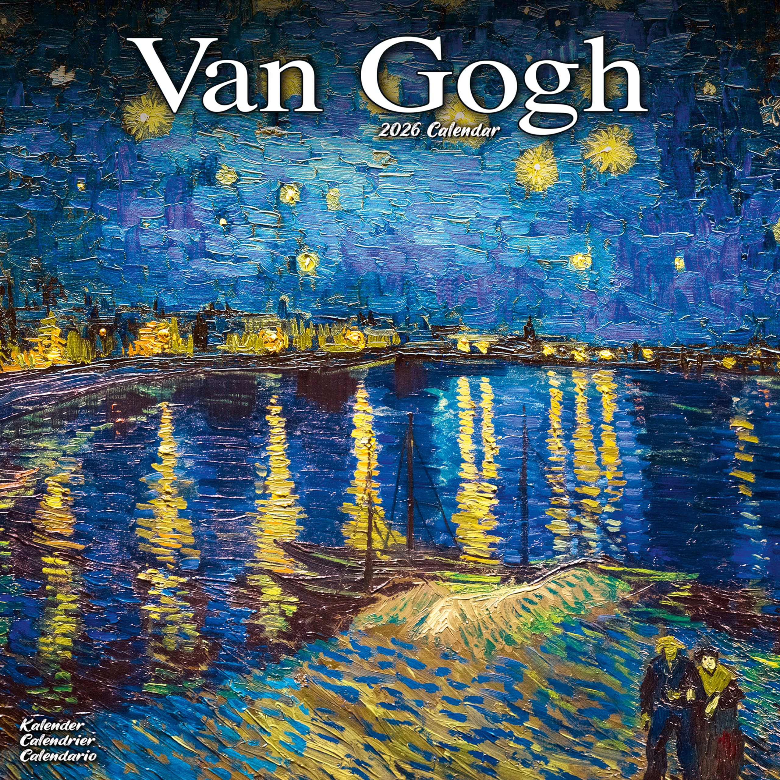 Van Gogh 2026 Calendar | Square Wall Calendar | Art & Artist Gift | Plastic Free Packaging | by Avonside Publishing